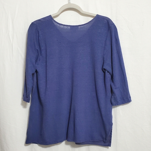 J. Jill Linen Pintuck Shirt - Picture 3 of 6